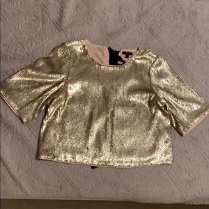 Sequin J Crew Top NWT